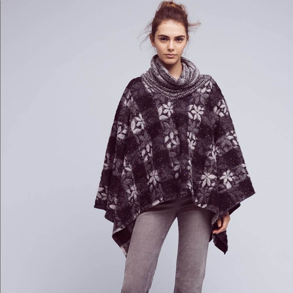 Anthropologie Wintertide Poncho